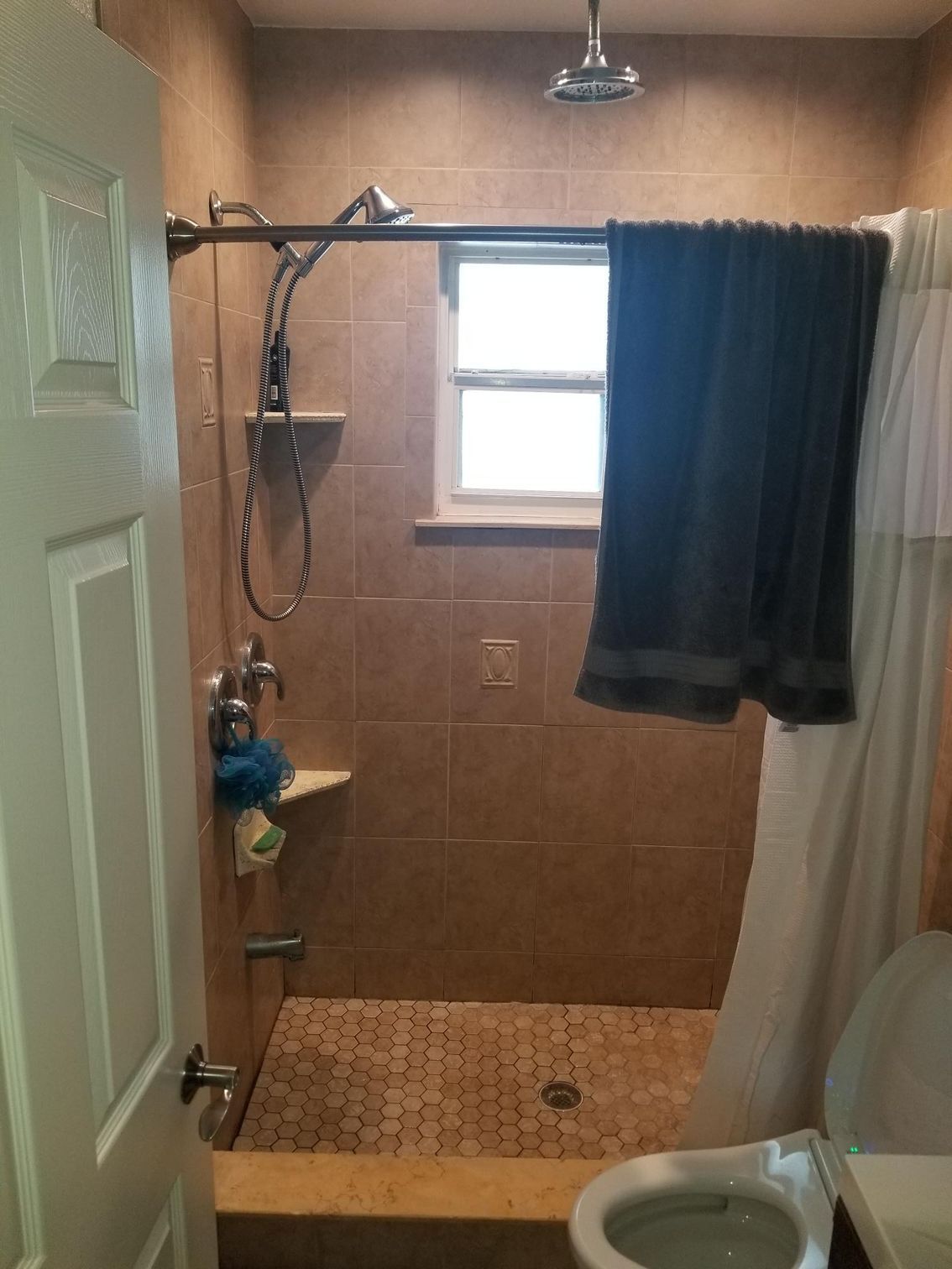 Old shower area