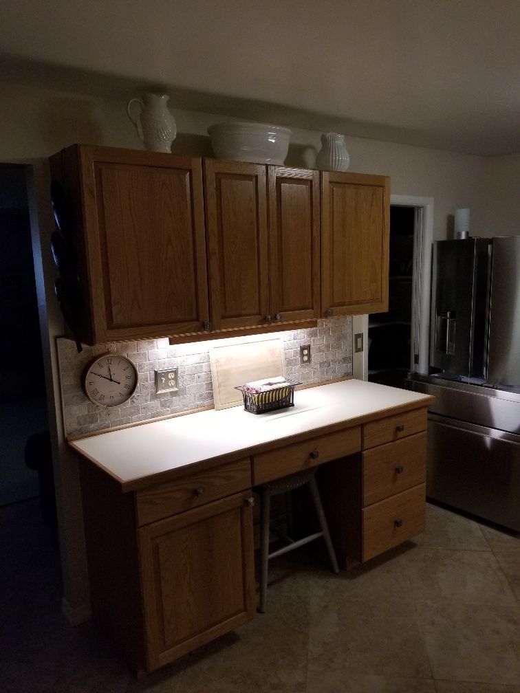 Woonden kitchen cabinet