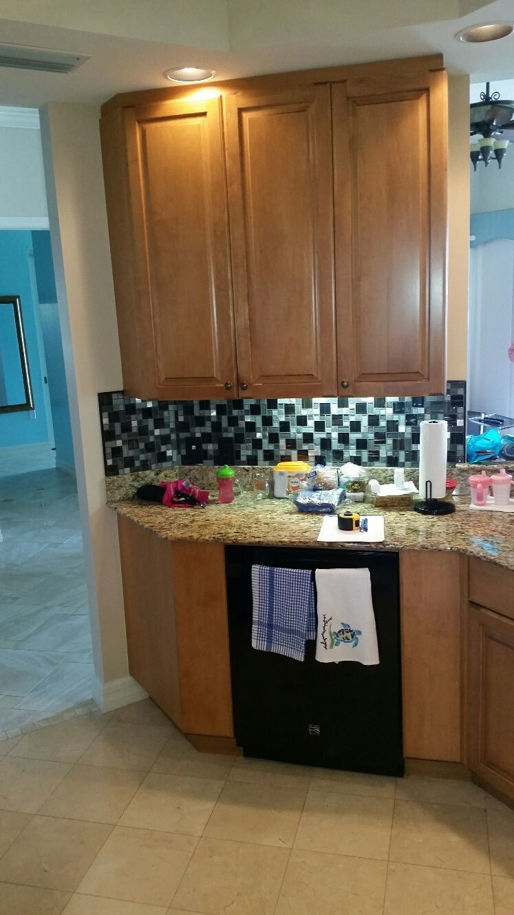 Kitchen with old tiles