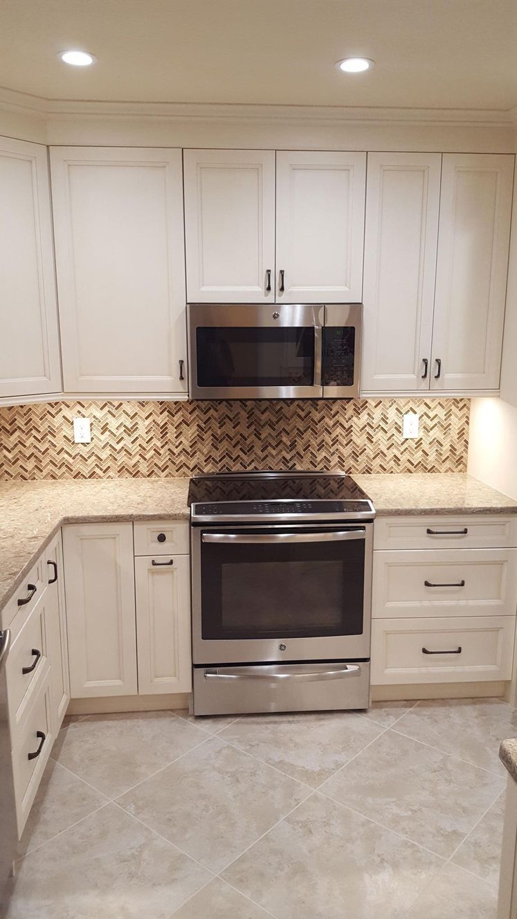 Kitchen with new cabinets