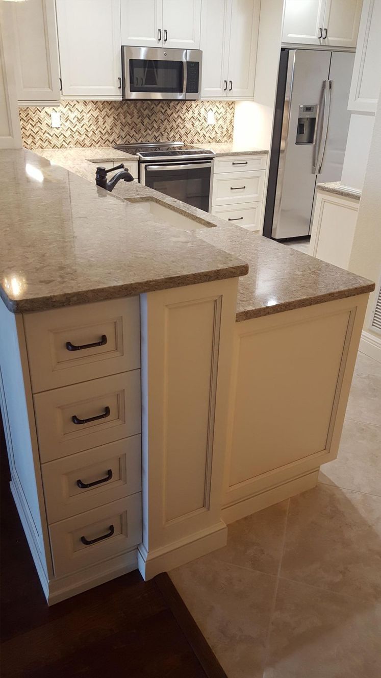 Countertop with drawers