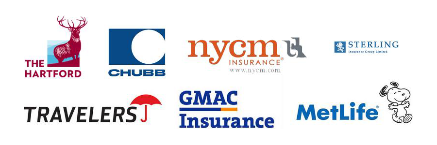 The Hartford, Chubb, NYCM Insurance, Sterling Insurance Group Limited, Travelers, GMAC Insurance, MetLife