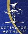 A logo for activator methods on a blue background