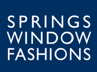 The Springs Window Fashions logo with white text on a dark blue background.