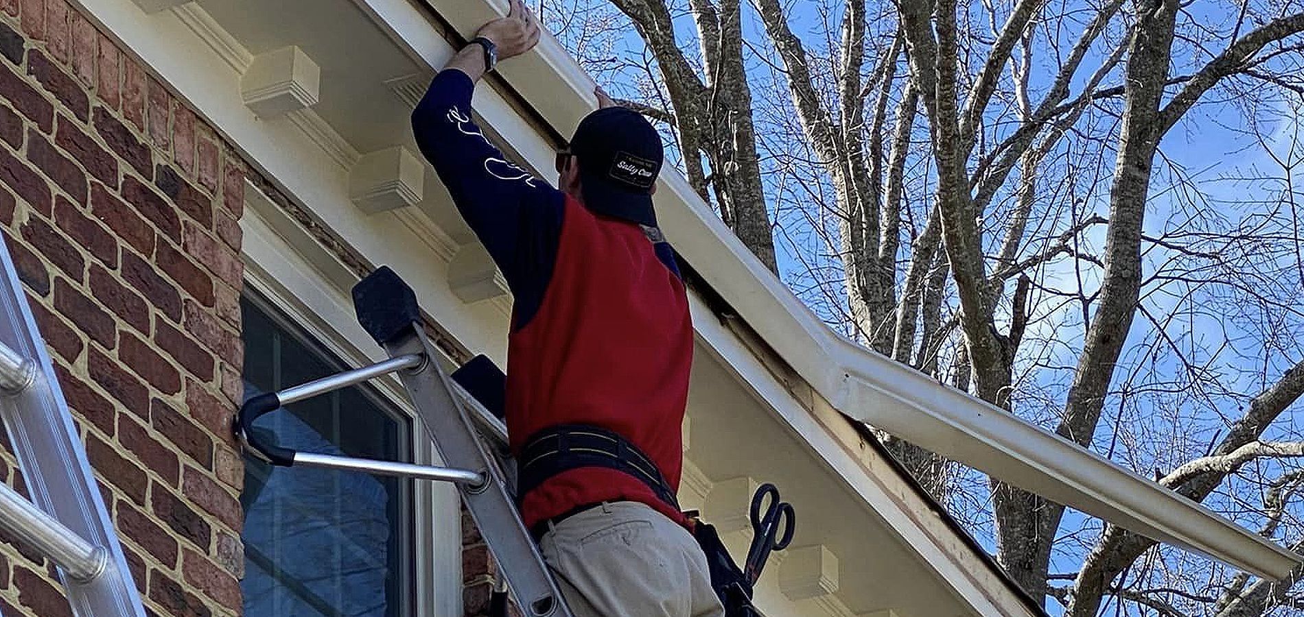 Southside exteriors new gutter install in smithfiled, va