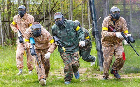 Bachelor paintball parties
