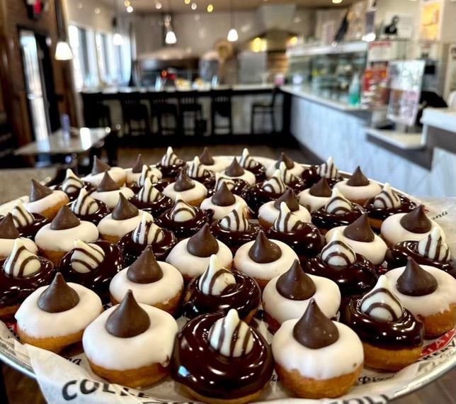 chocolate mini donuts