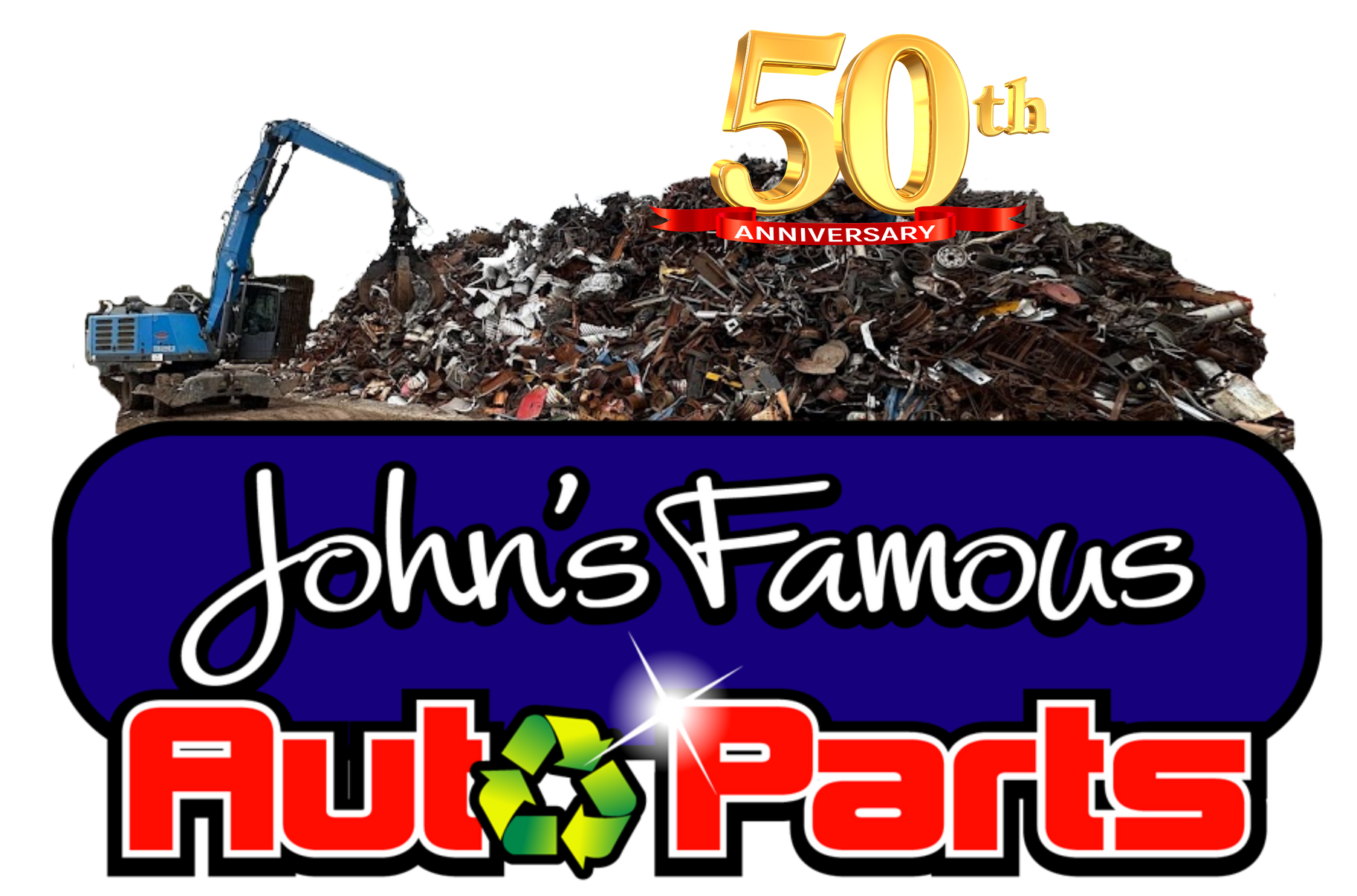 John's Famous Auto Parts & Metals - Logo