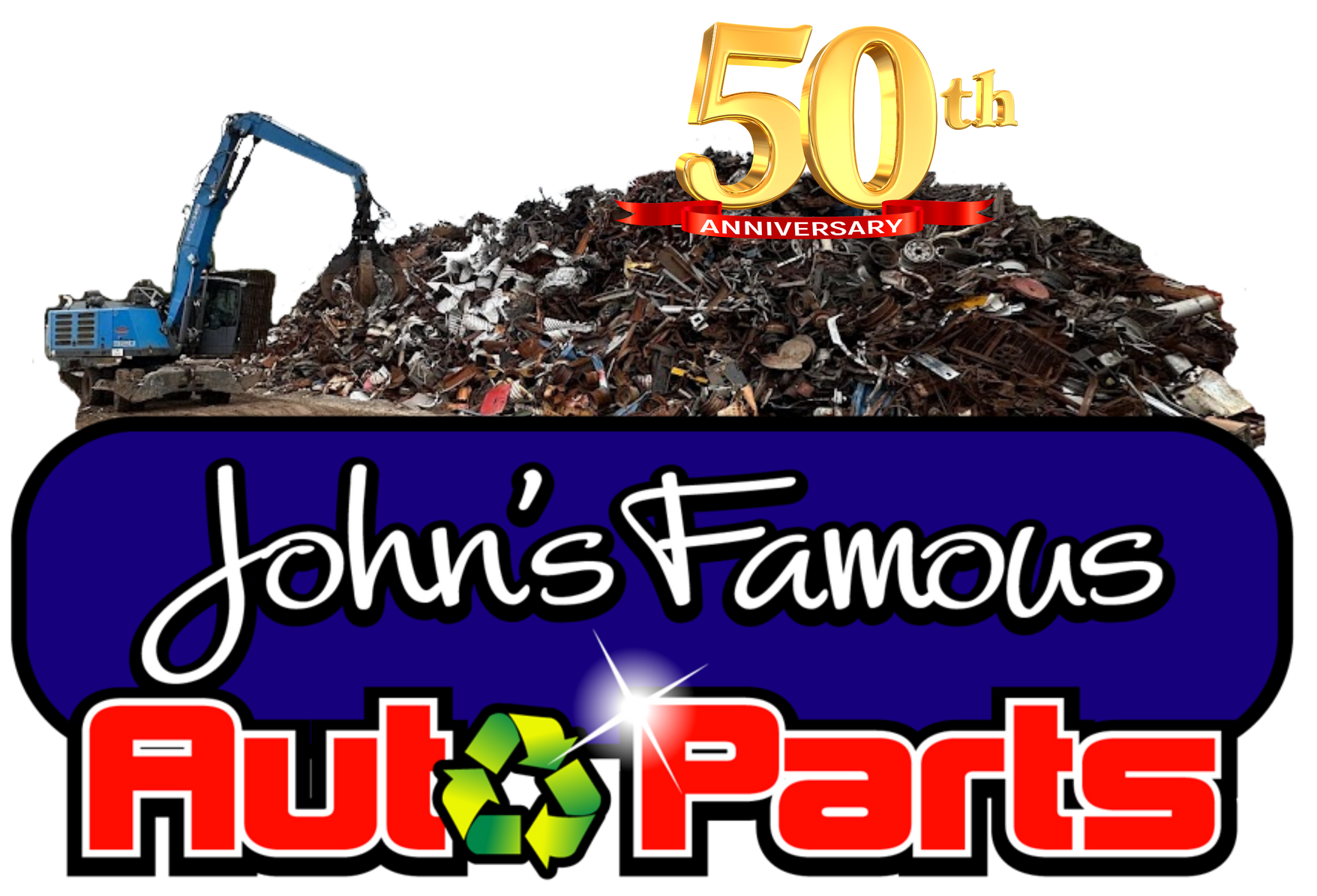 John's Famous Auto Parts & Metals - Logo