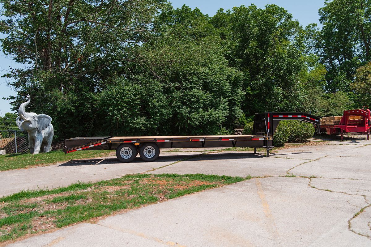 Deckover gooseneck trailer