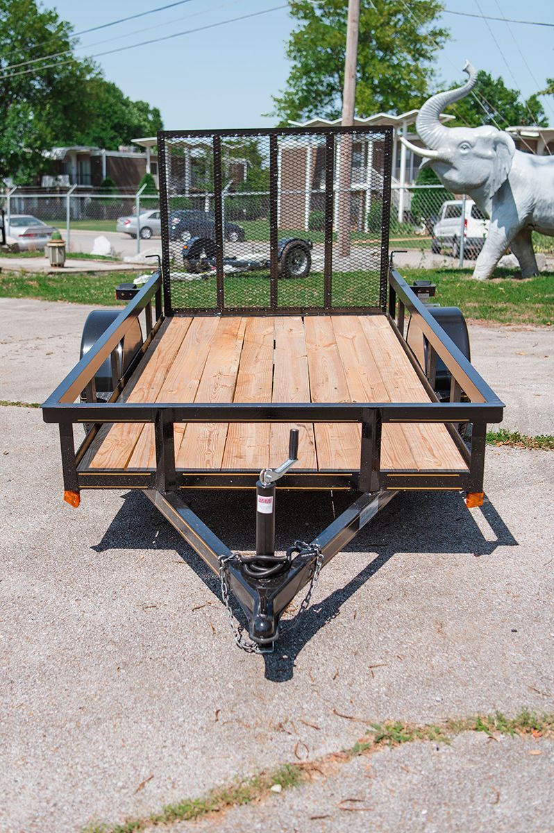 Single axle a frame trailer