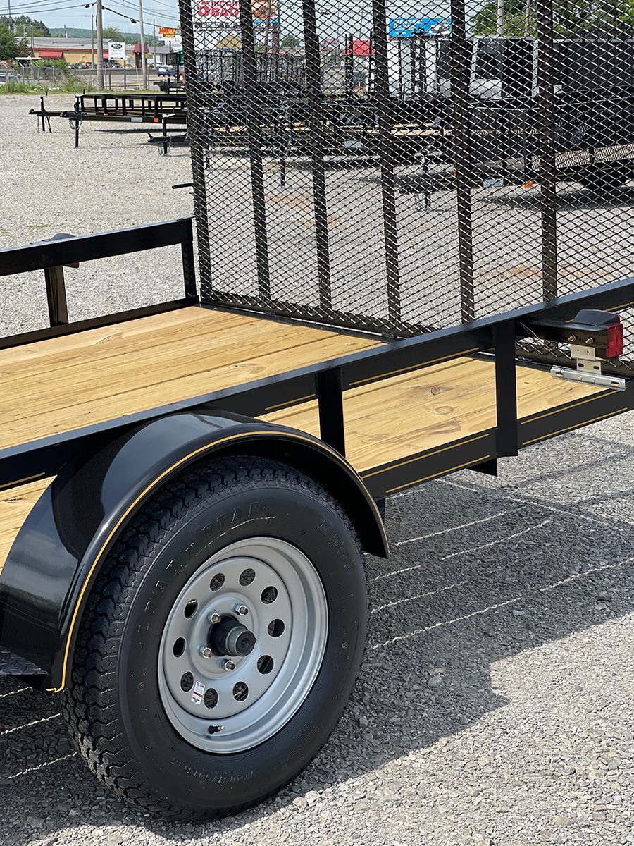 A frame trailer with HD gate