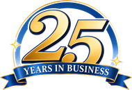 25 years in business