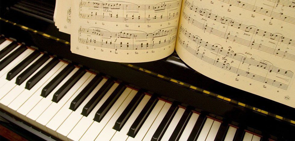 Music Book and Piano