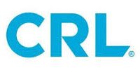 CRL logo in light blue.