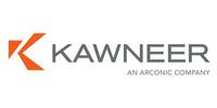 Logo of Kawneer, an Arconic company. Features an orange