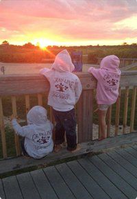 Kids in their sweatshirts