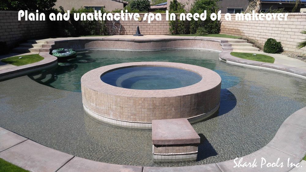 A plain and unattractive spa in need of a makeover