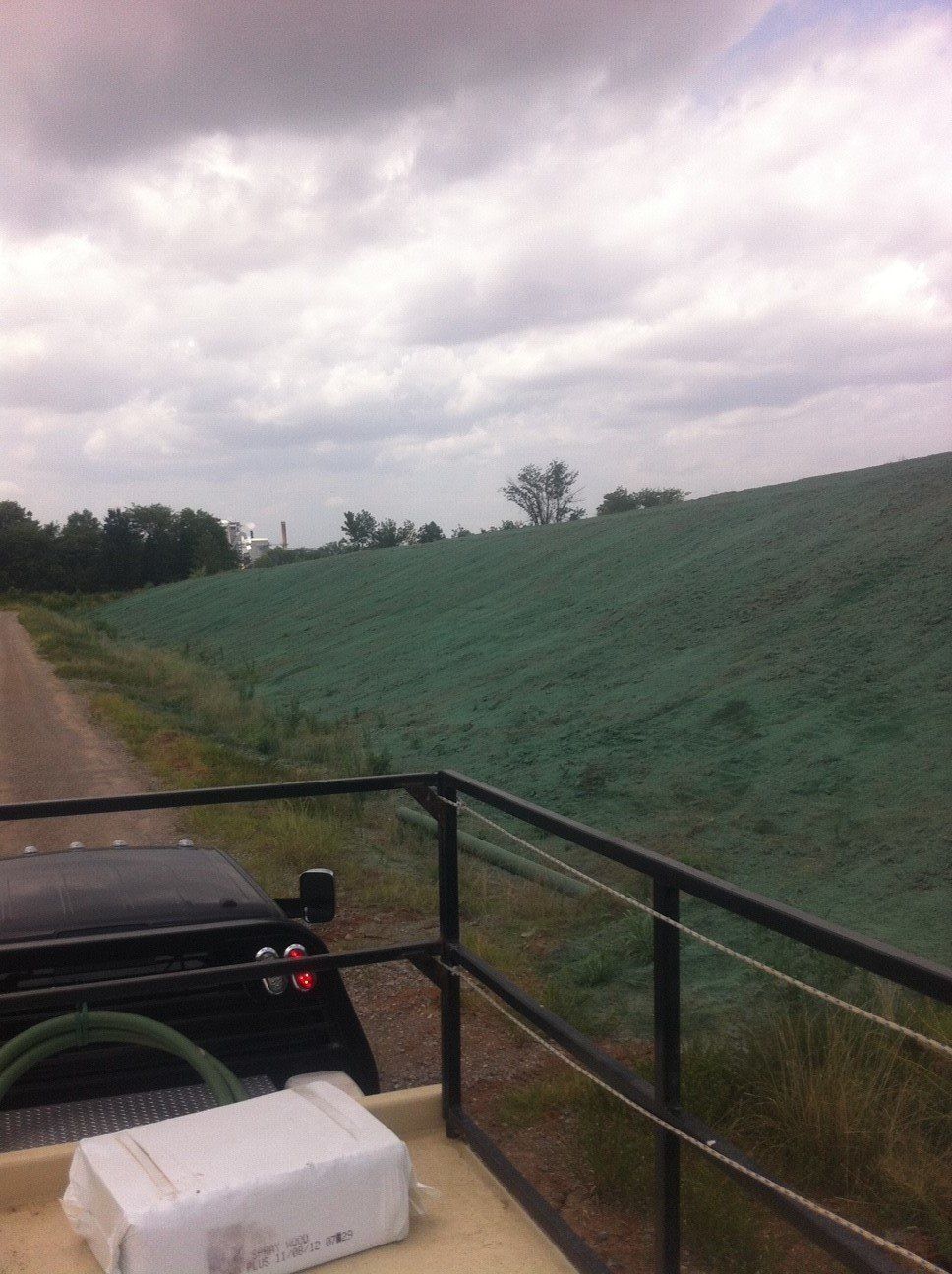 Commercial hydroseeding project