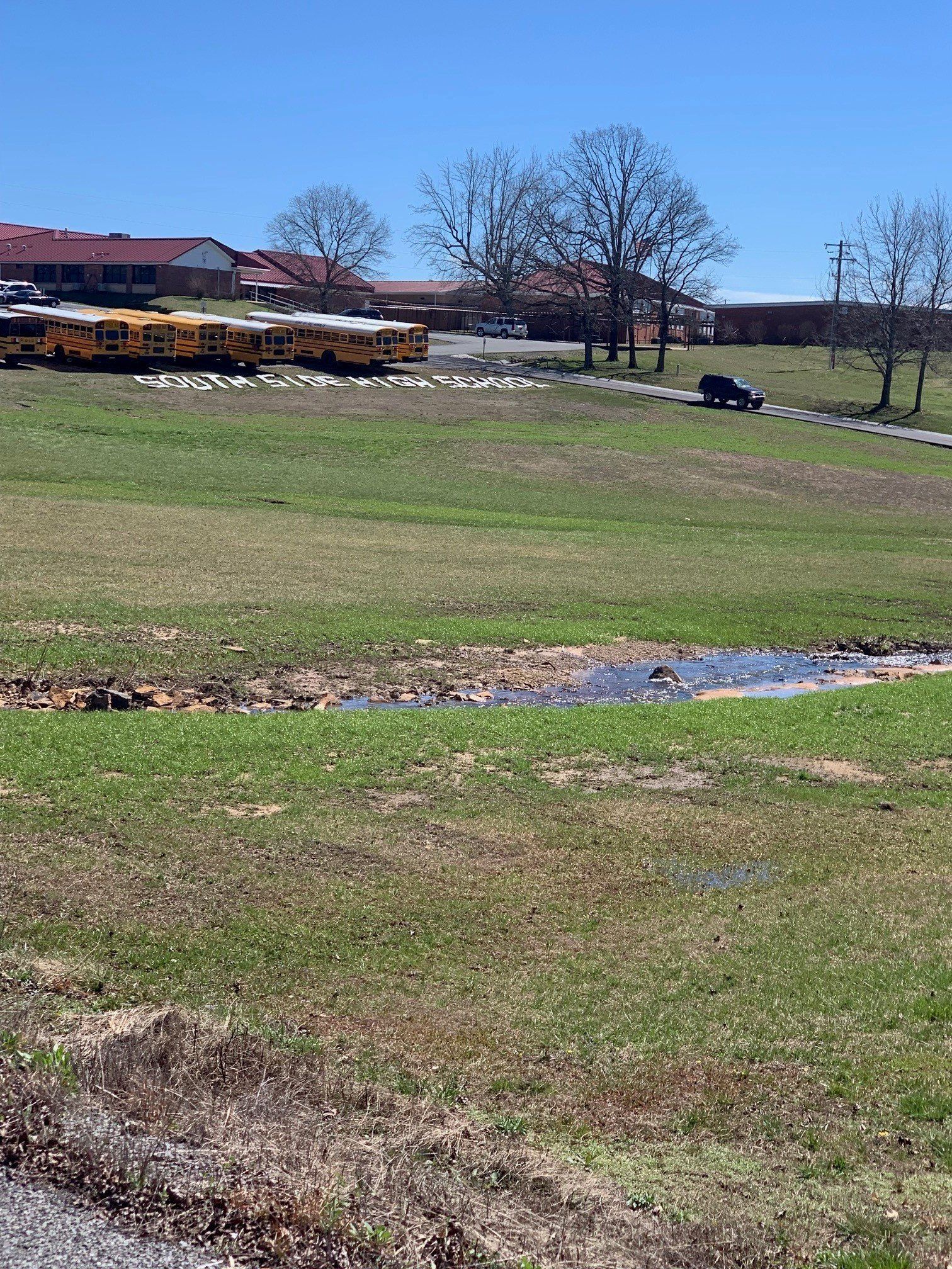 Commercial hydroseeding project