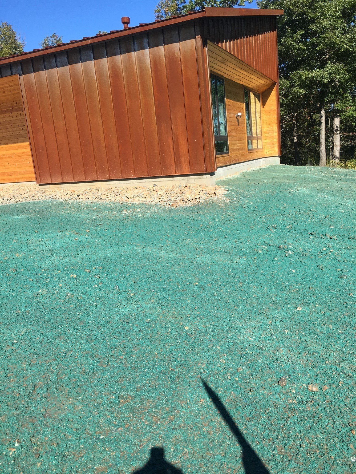 Residential hydroseeding project