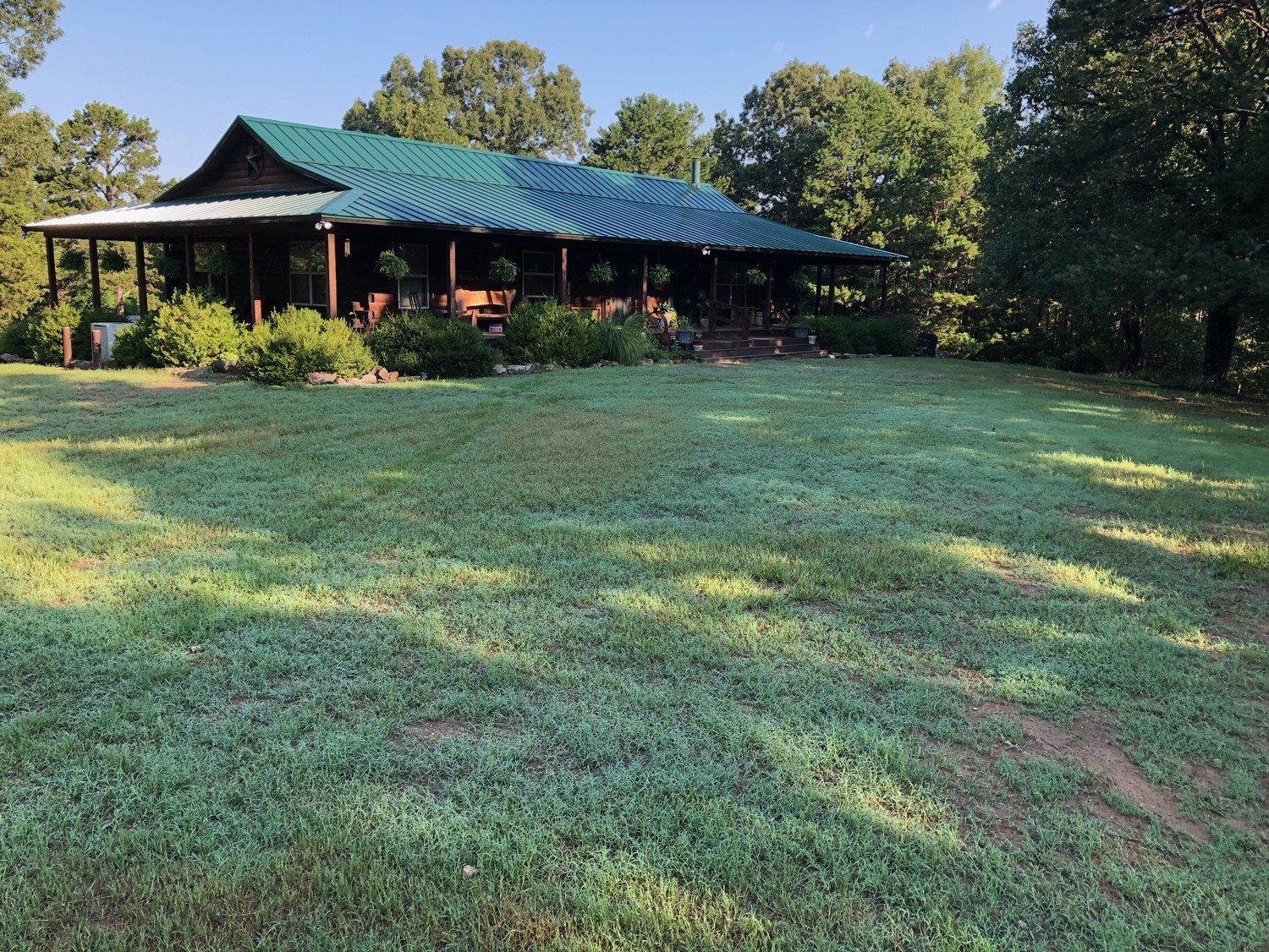 Residential hydroseeding project
