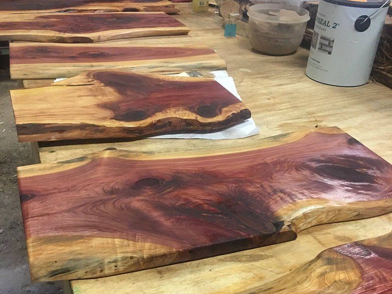 Live edge lumber