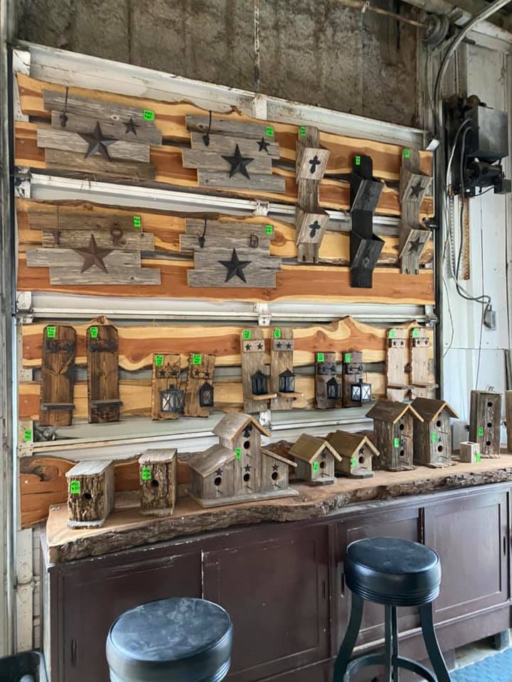 Live edge lumber designed products