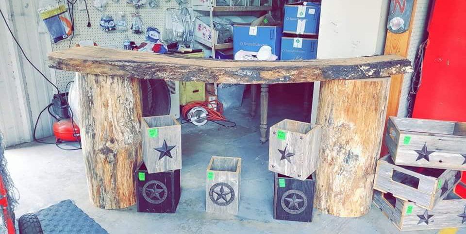 Live edge lumber designed products