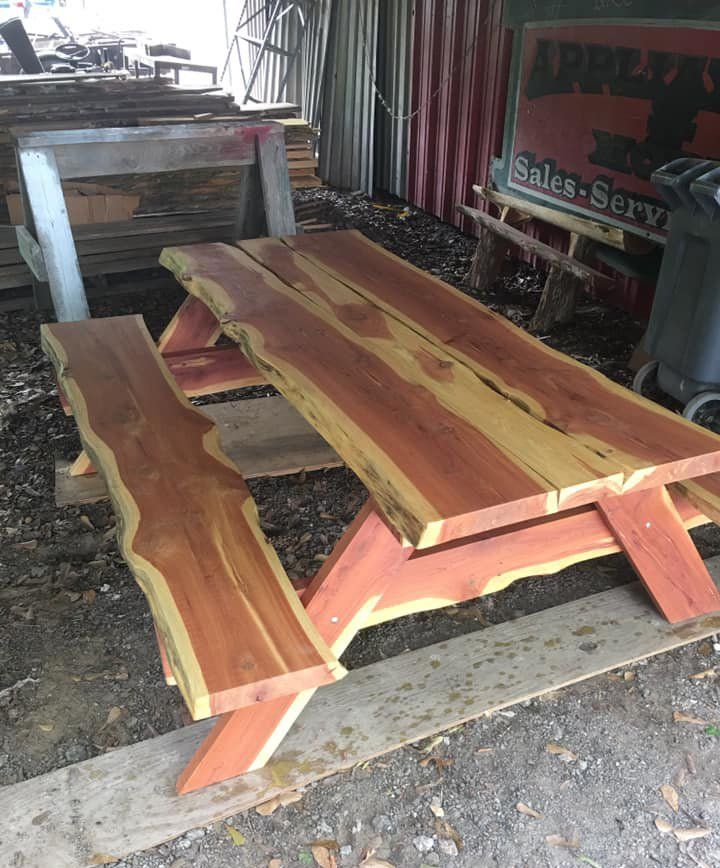 Live edge lumber