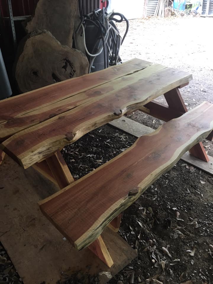 Live edge lumber