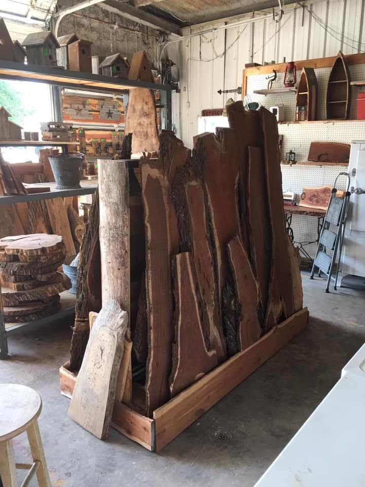 Live edge lumber