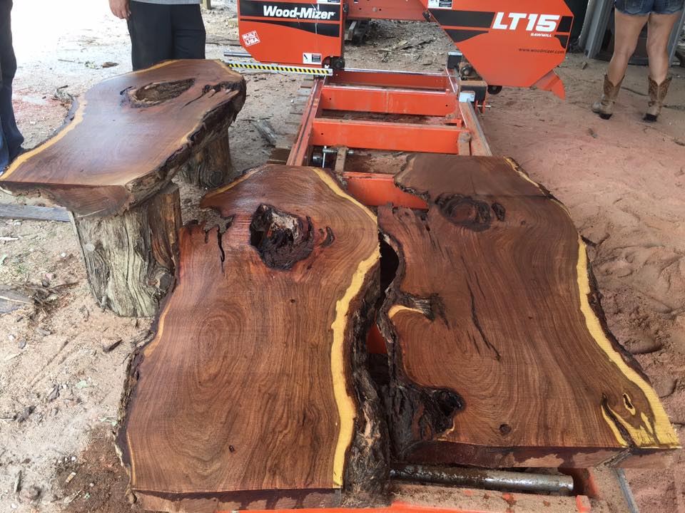 Live edge lumber