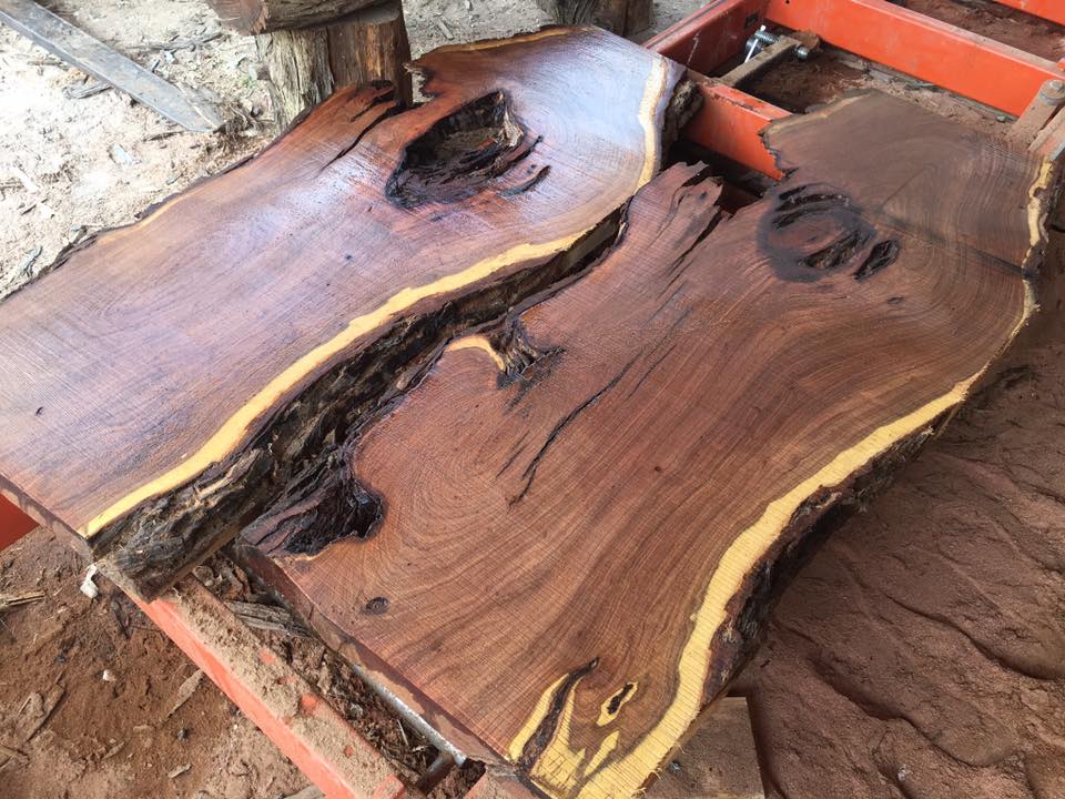 Live edge lumber