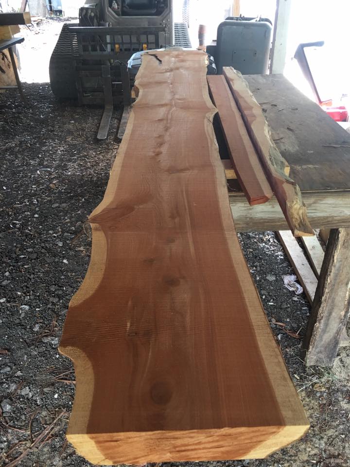 Live edge lumber