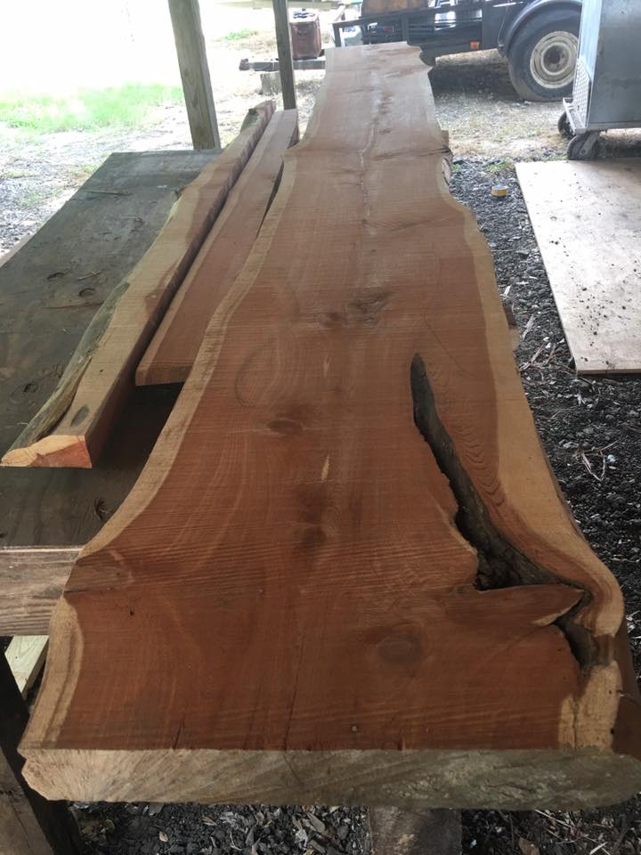 Live edge lumber