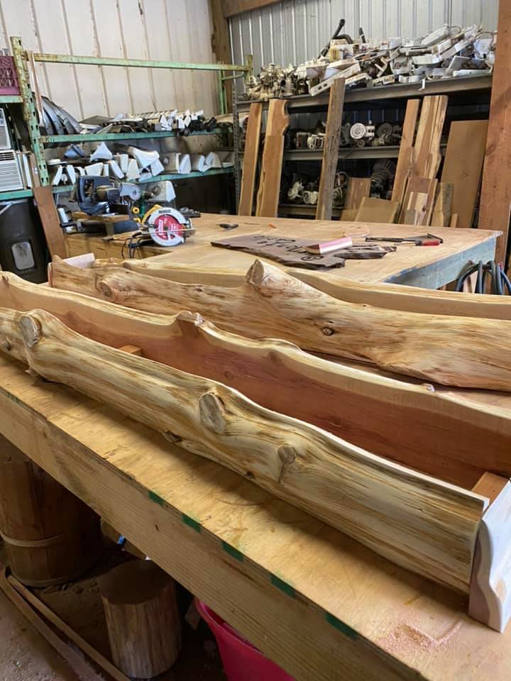 Live edge lumber