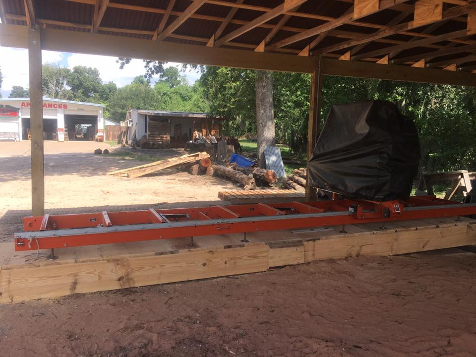 Live edge lumber shop