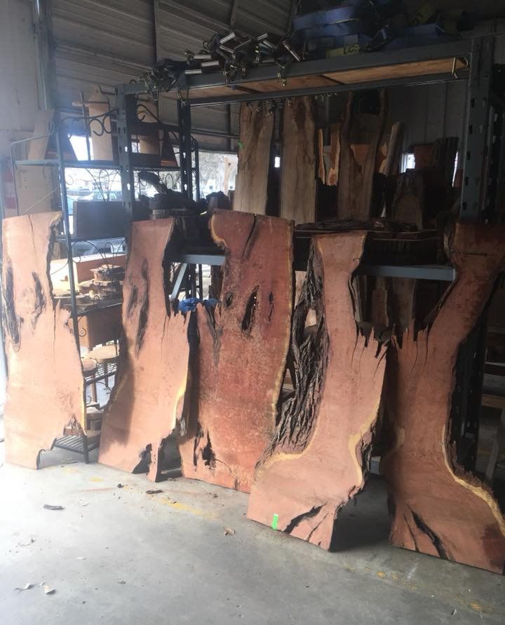 Live edge lumber