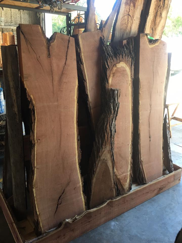 Live edge lumber