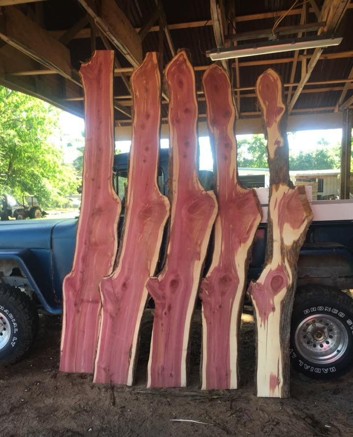 Live edge lumber