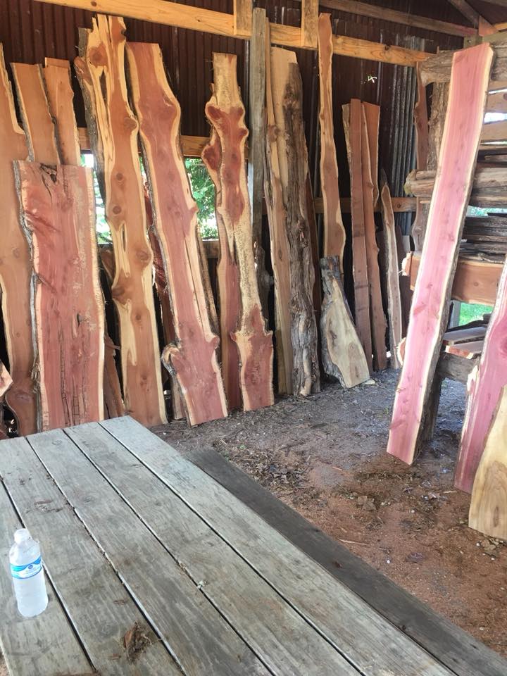 Live edge lumber