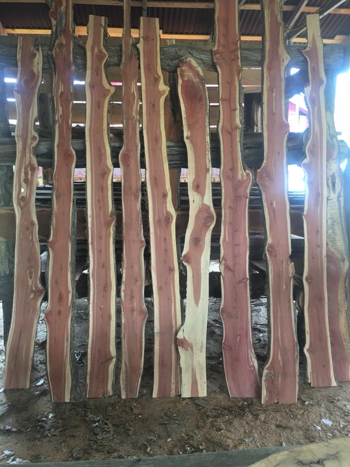 Live edge lumber