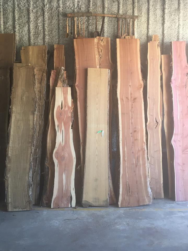 Live edge lumber