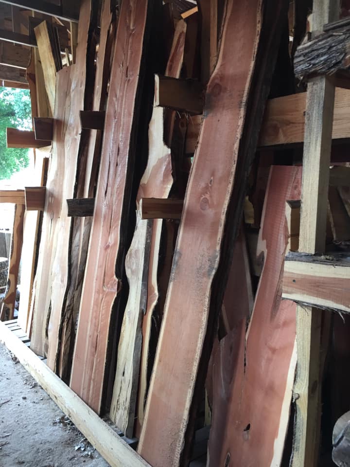 Live edge lumber