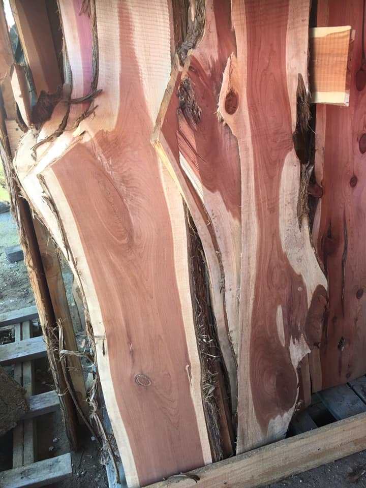 Live edge lumber