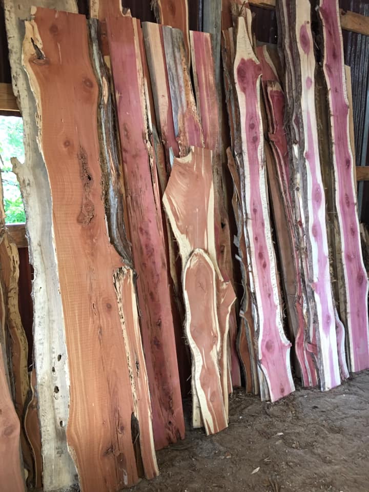 Live edge lumber