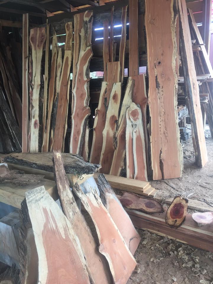 Live edge lumber