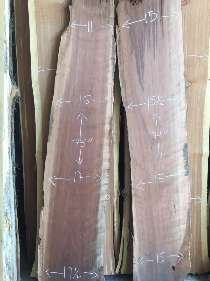 Live edge lumber