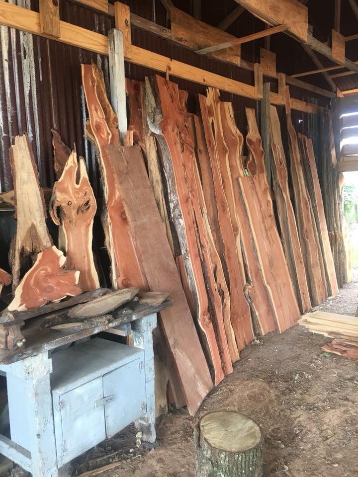 Live edge lumber